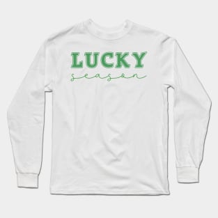 Lucky Season - St. Patrick's Day - Green St Patrick's Day - One Lucky Long Sleeve T-Shirt